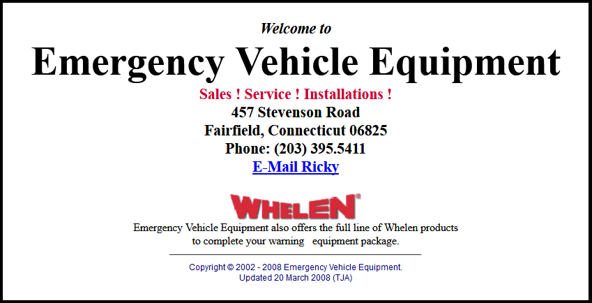 Emergency Vehicle Equipment Co.